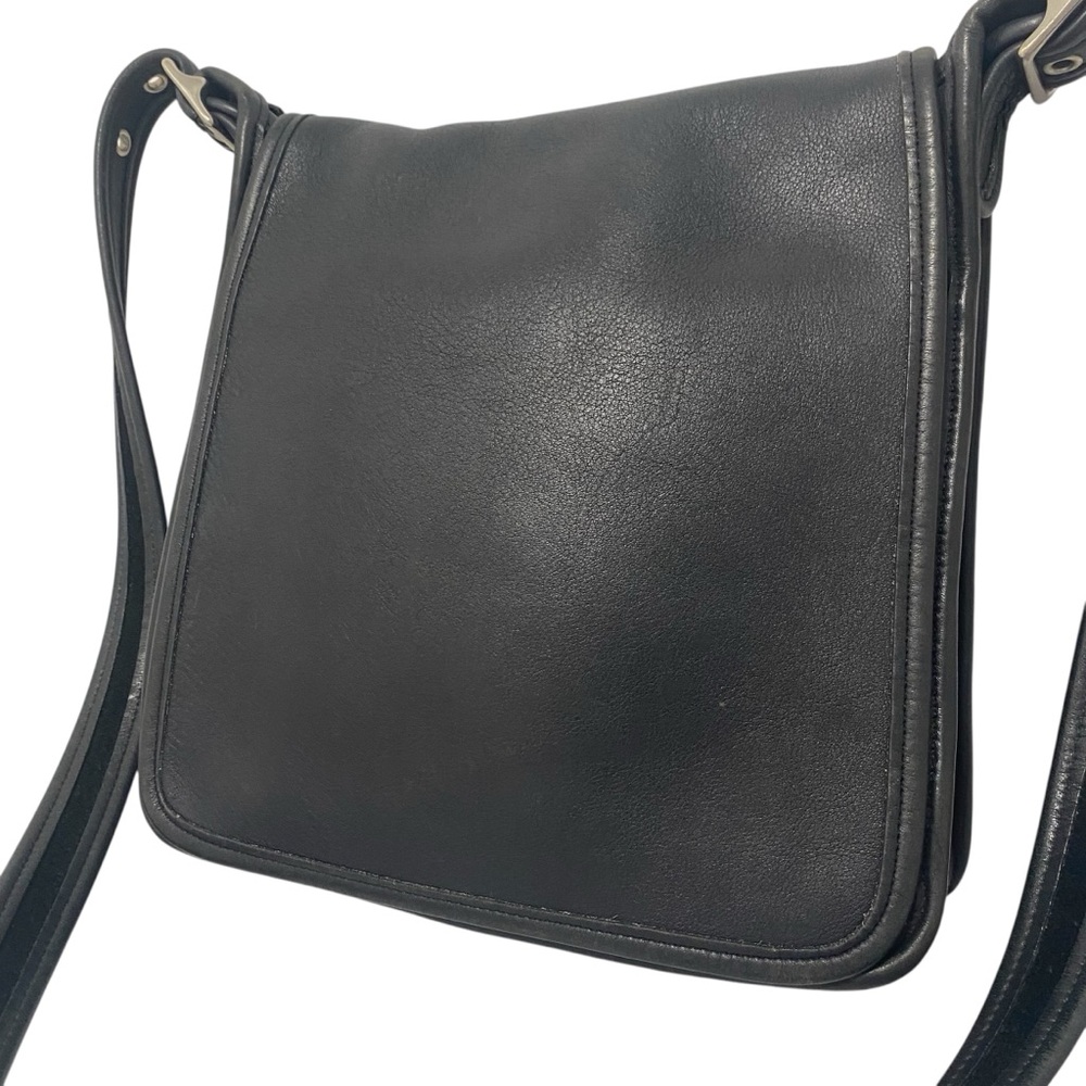 Coach Vintage Black Studio Flap Black Leather Crossbody - Excellent Condition - Picture 7 of 16
